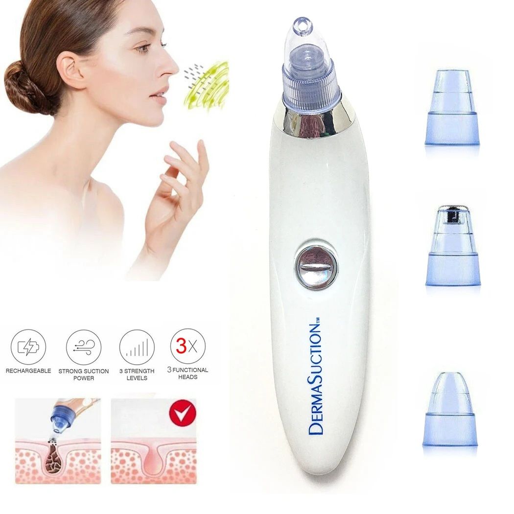 4-in-1 Cell Operated Blackhead Removal Machine Derma Suction