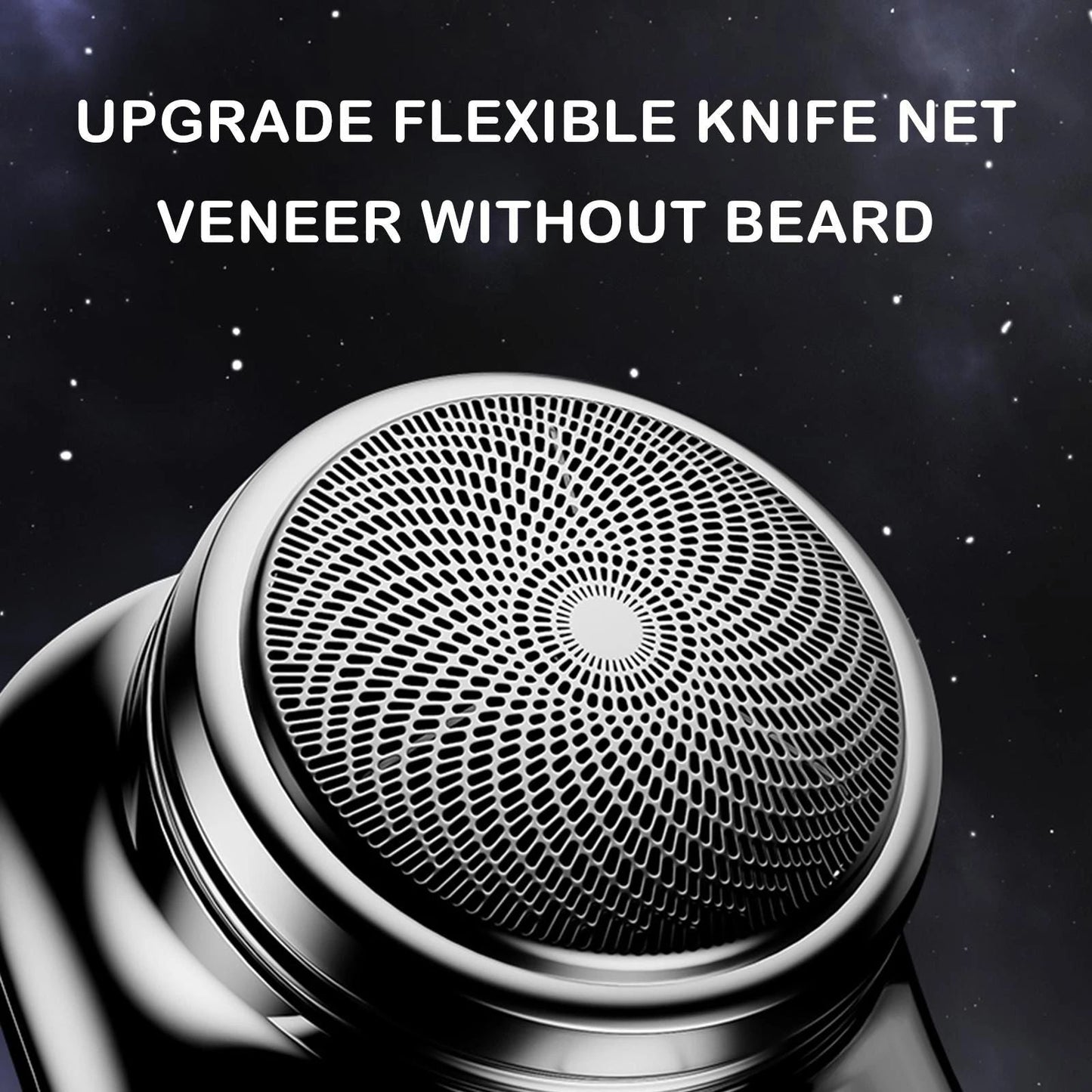 Mini 3-Blade Electric Shaver - Portable, Type-C Fast Charging Razor