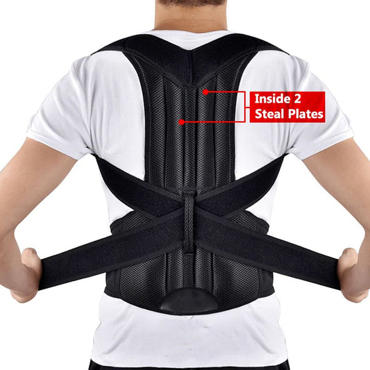 Adjustable Magnetic Posture Corrector – Lumbar Support & Back Brace